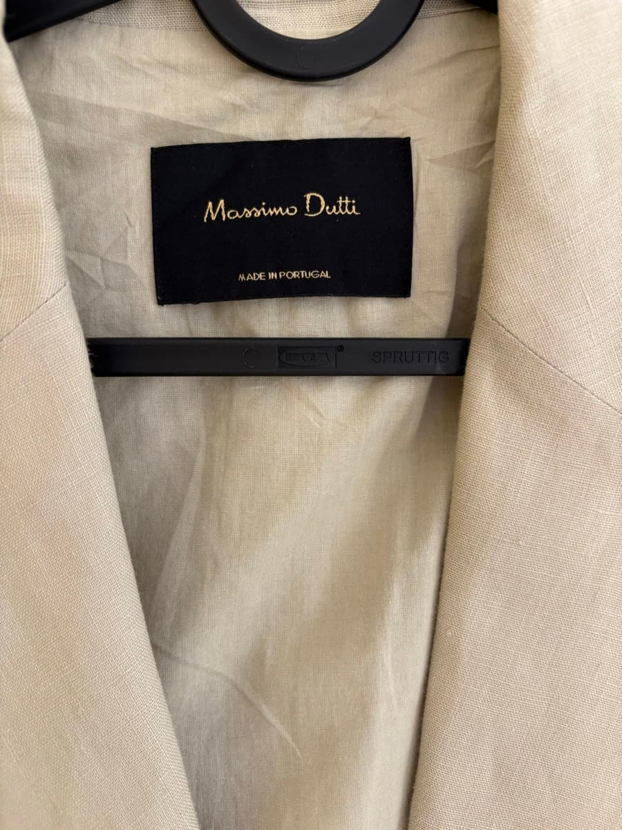 Massimo Dutti Linen Blazer thumbnail 3