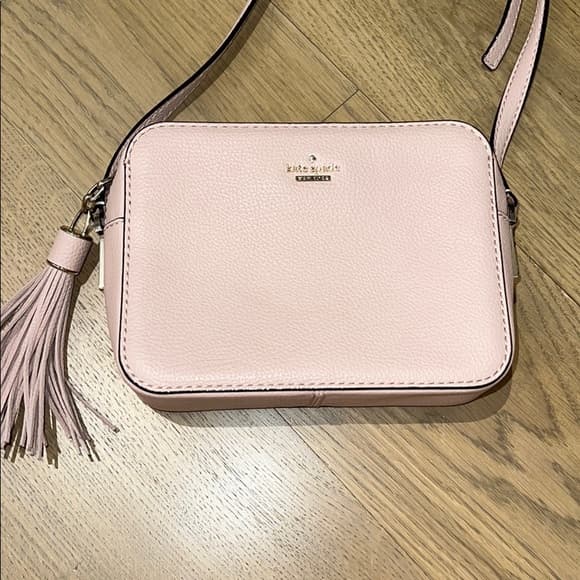 Kate Spade New York Kingston Drive Arla Leather Crossbody Bag (Blush Pink) thumbnail 3