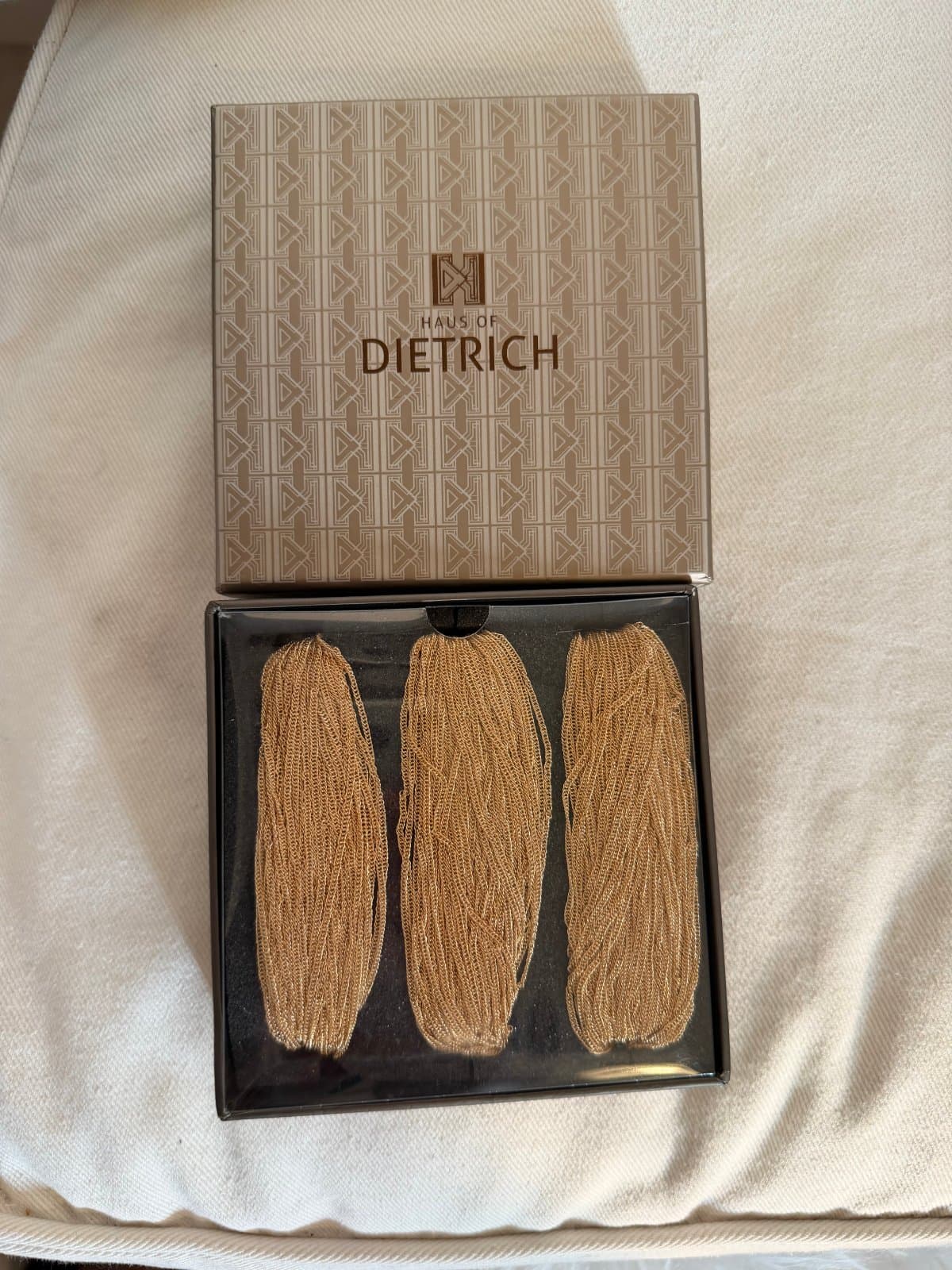 Haus of Dietrich gold-tone multi-strand necklace thumbnail 3