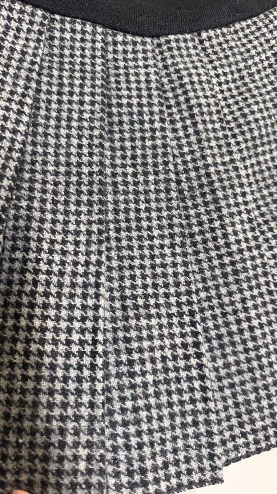 Houndstooth Pleated Skirt thumbnail 4
