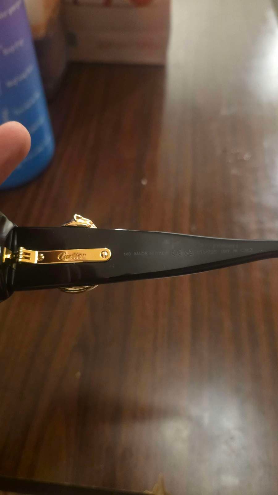 Cartier Black Sunglasses thumbnail 3