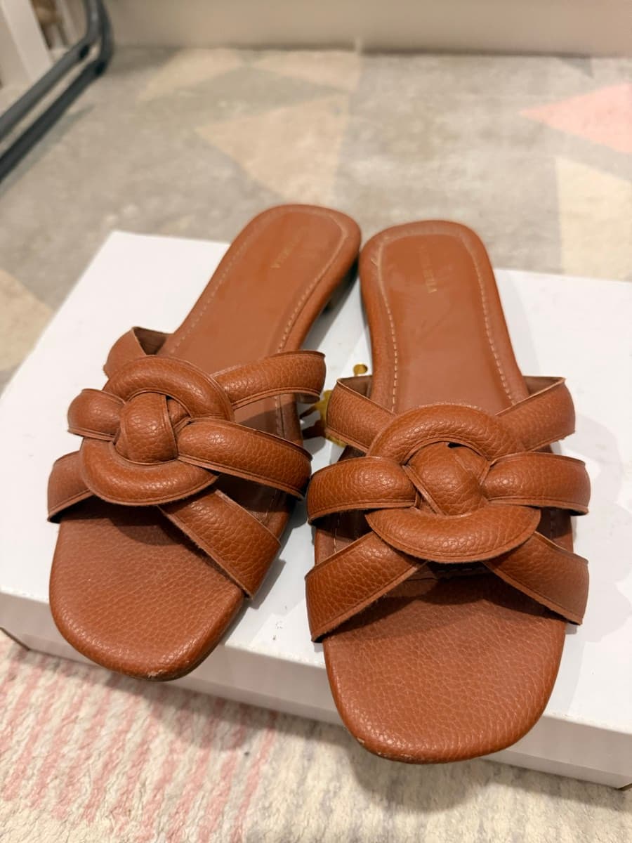 Ipanema Black & Orange Sandals thumbnail 4