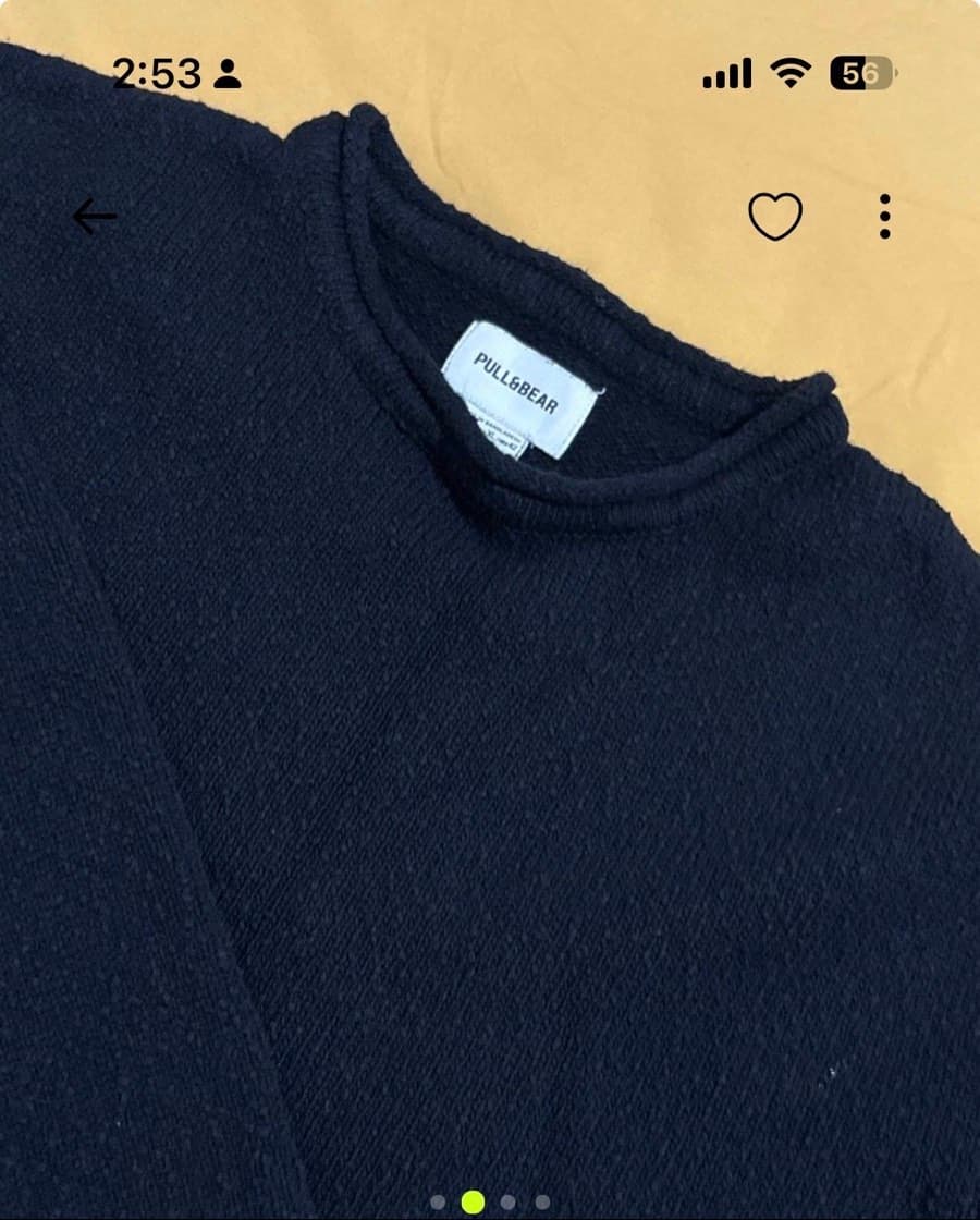 Pull&Bear Black Knit Top thumbnail 2