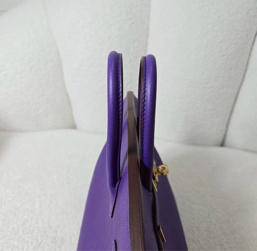 Like new Birkin 25 Crocus color Epsom GHW Stamp P thumbnail 10
