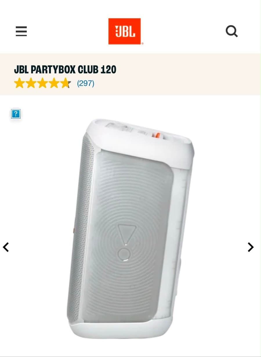 JBL PartyBox Club 120 -BRAND NEW!!! thumbnail 4