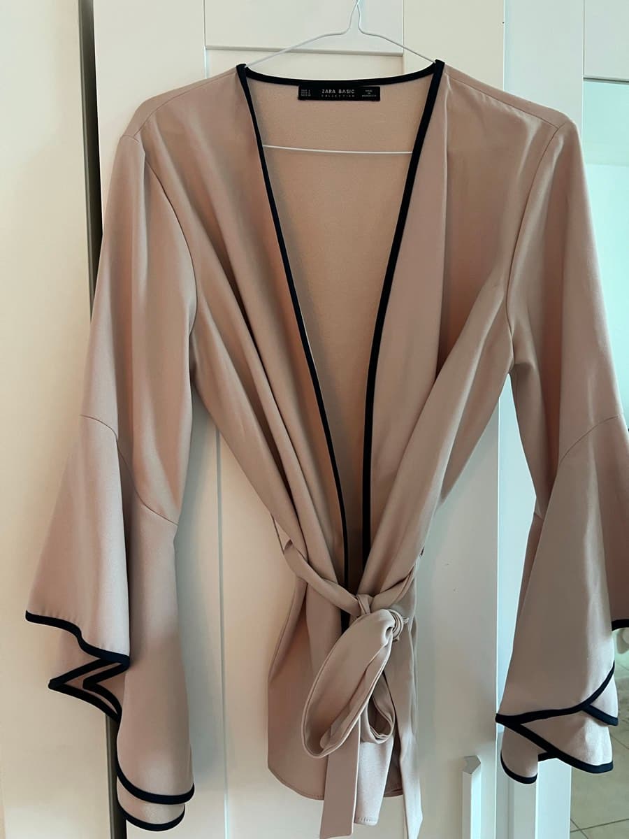 Zara Basic Belted blazer thumbnail 2