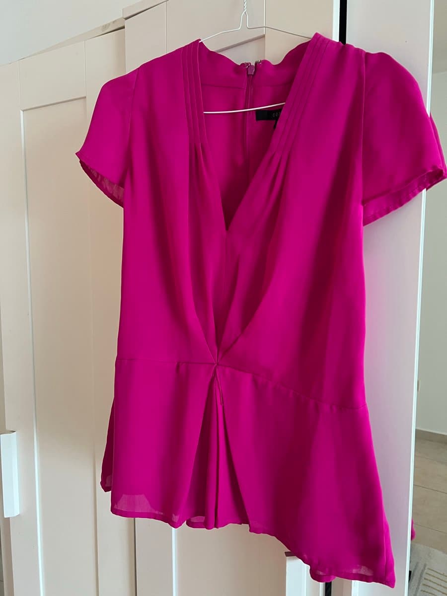 Coast Pink V-Neck Blouse thumbnail 2