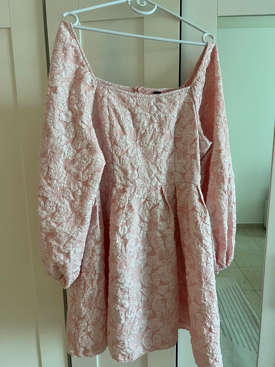 Shein Floral Jacquard Mini Dress thumbnail 2