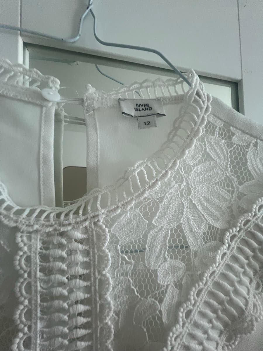 White River  island Lace Detail Blouse thumbnail 3