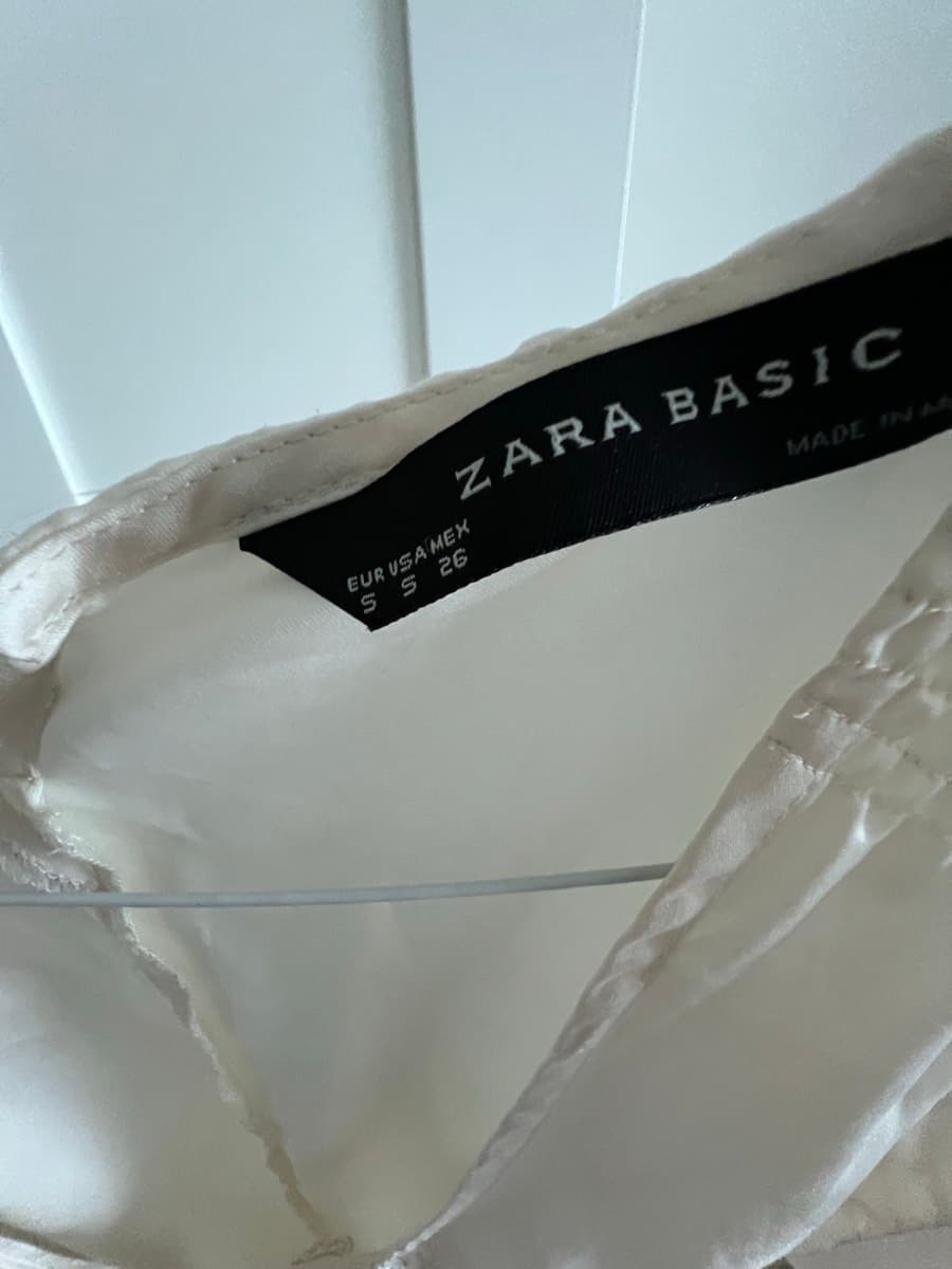 Zara Basic Cream Tunic thumbnail 3