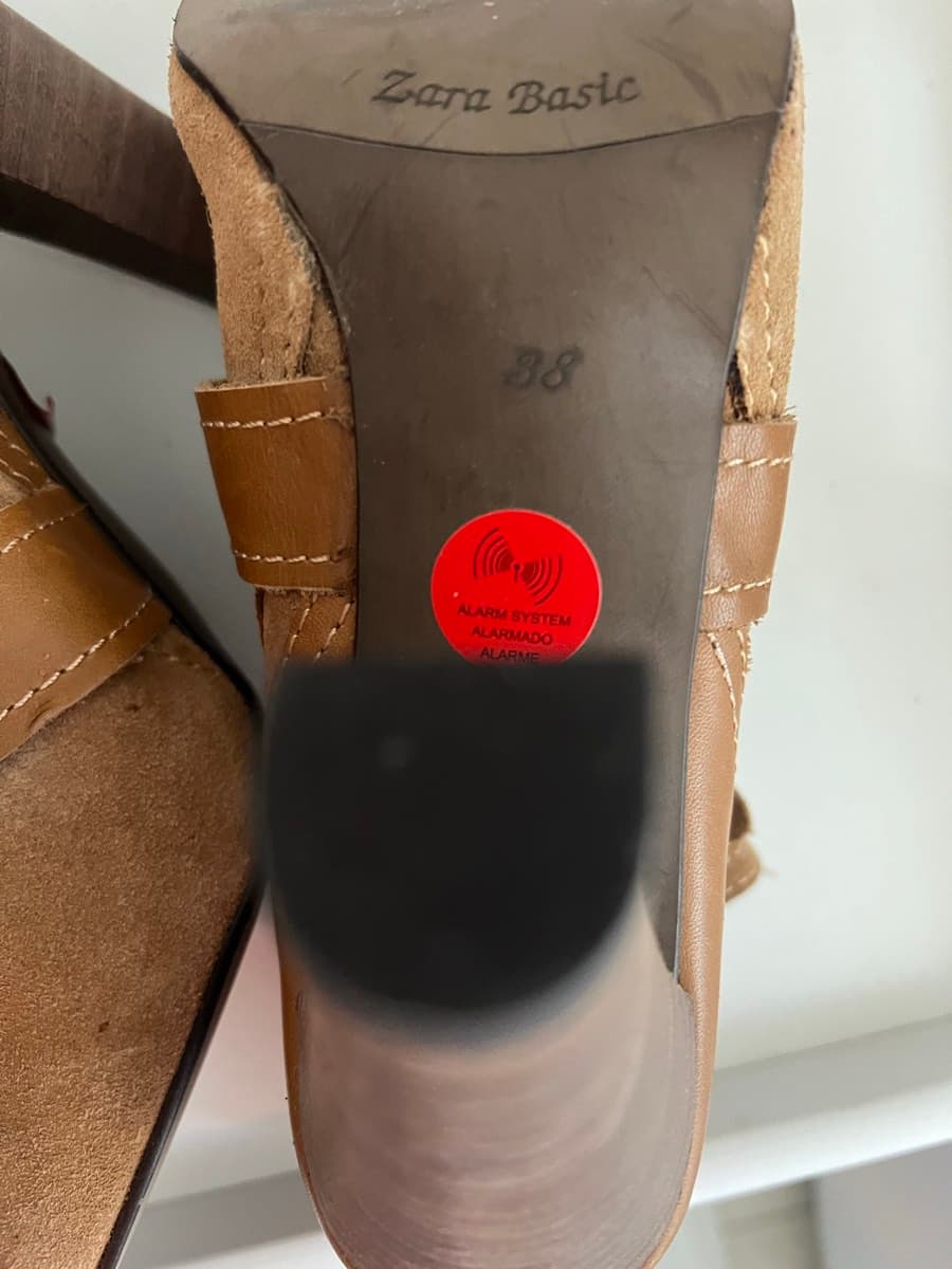 Zara Suede Buckle Ankle Boots thumbnail 3