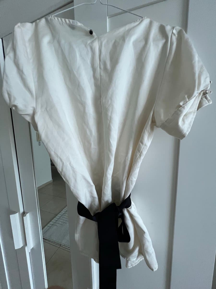 Zara Basic Cream Tunic thumbnail 2