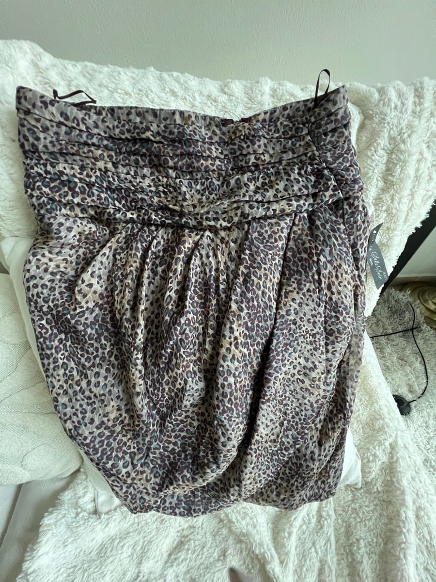 Mango Leopard Print Skirt thumbnail 2