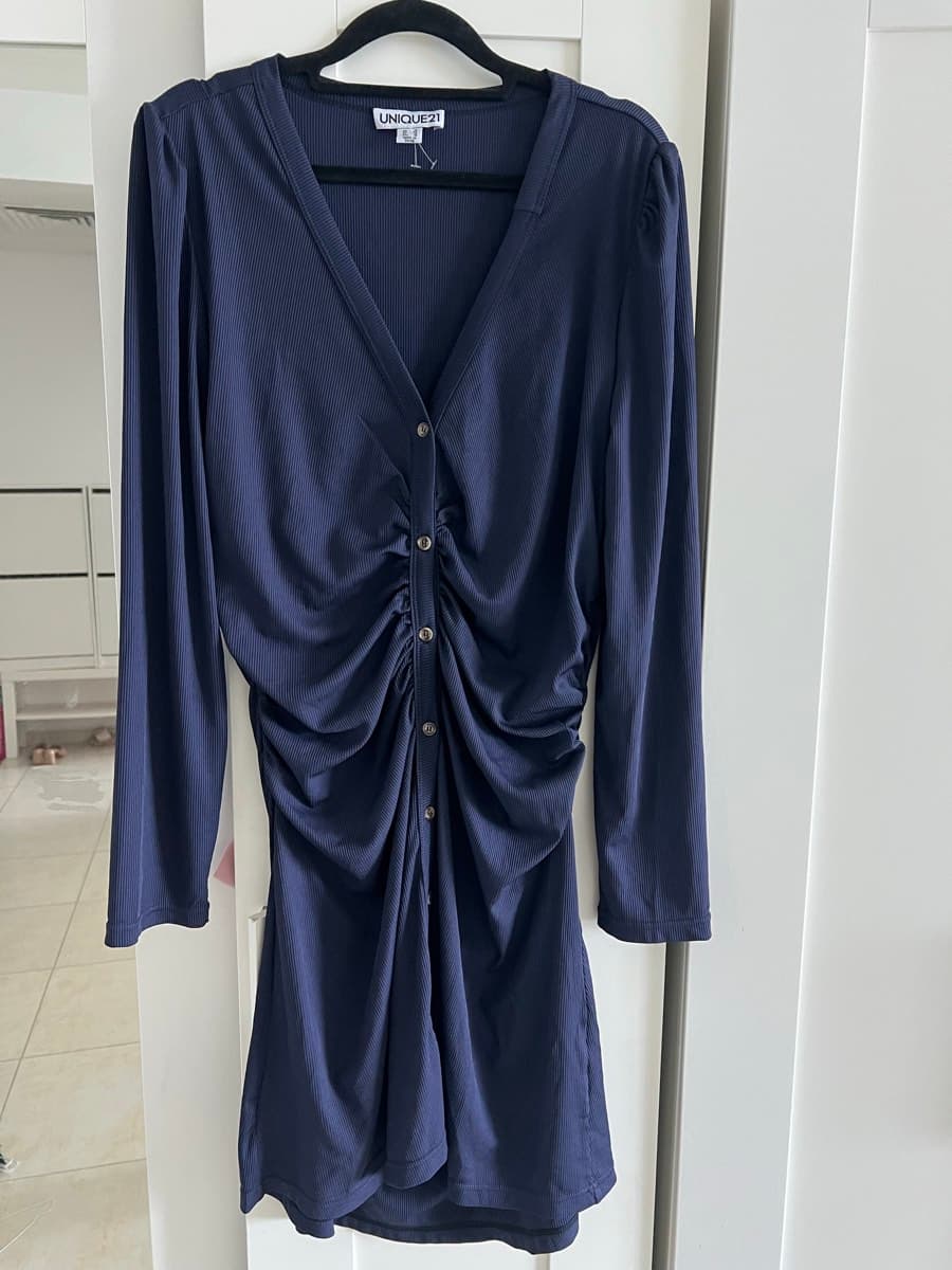 UNIQUE21 Ribbed Mini Dress thumbnail 2