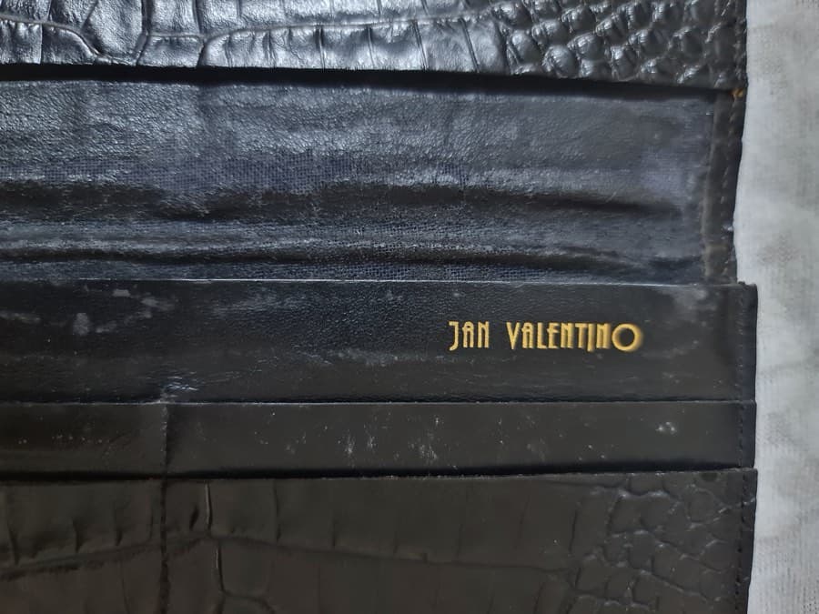 Jan Valentino Croc-Embossed Wallet thumbnail 5