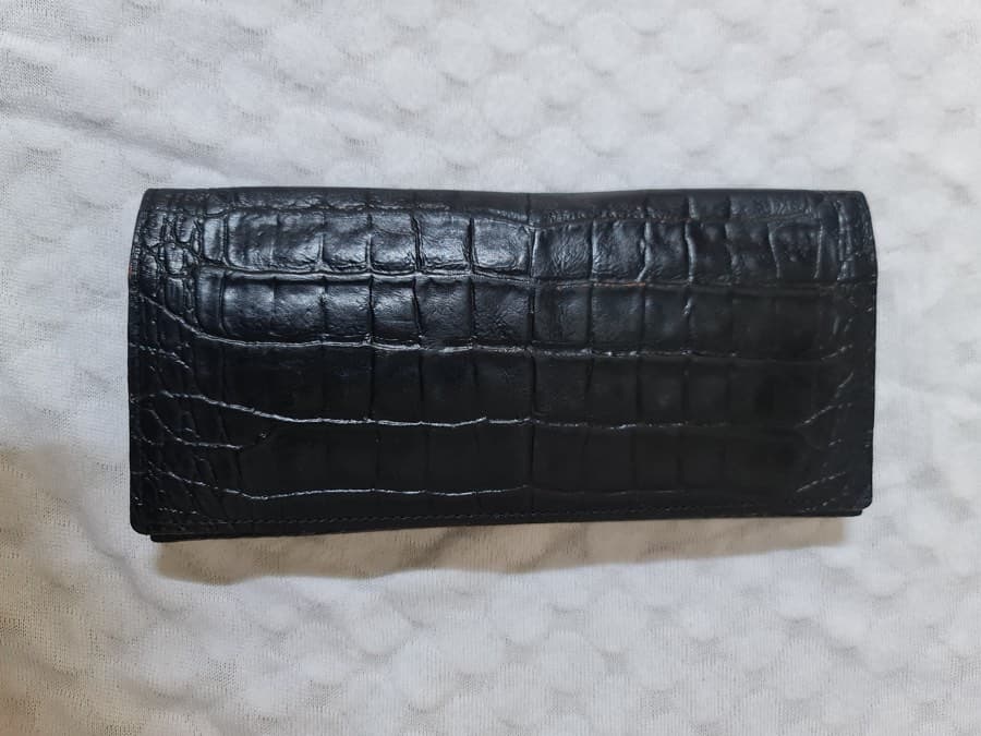 Jan Valentino Croc-Embossed Wallet thumbnail 2