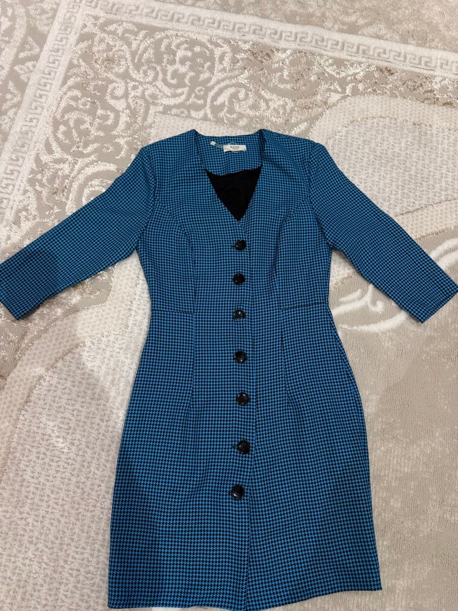 BATIK Houndstooth Mini Dress