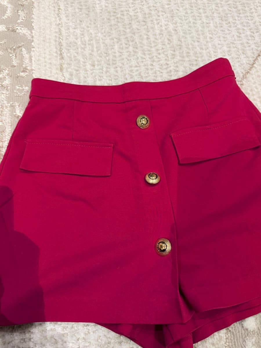 Fuchsia Double woman Shorts thumbnail 4