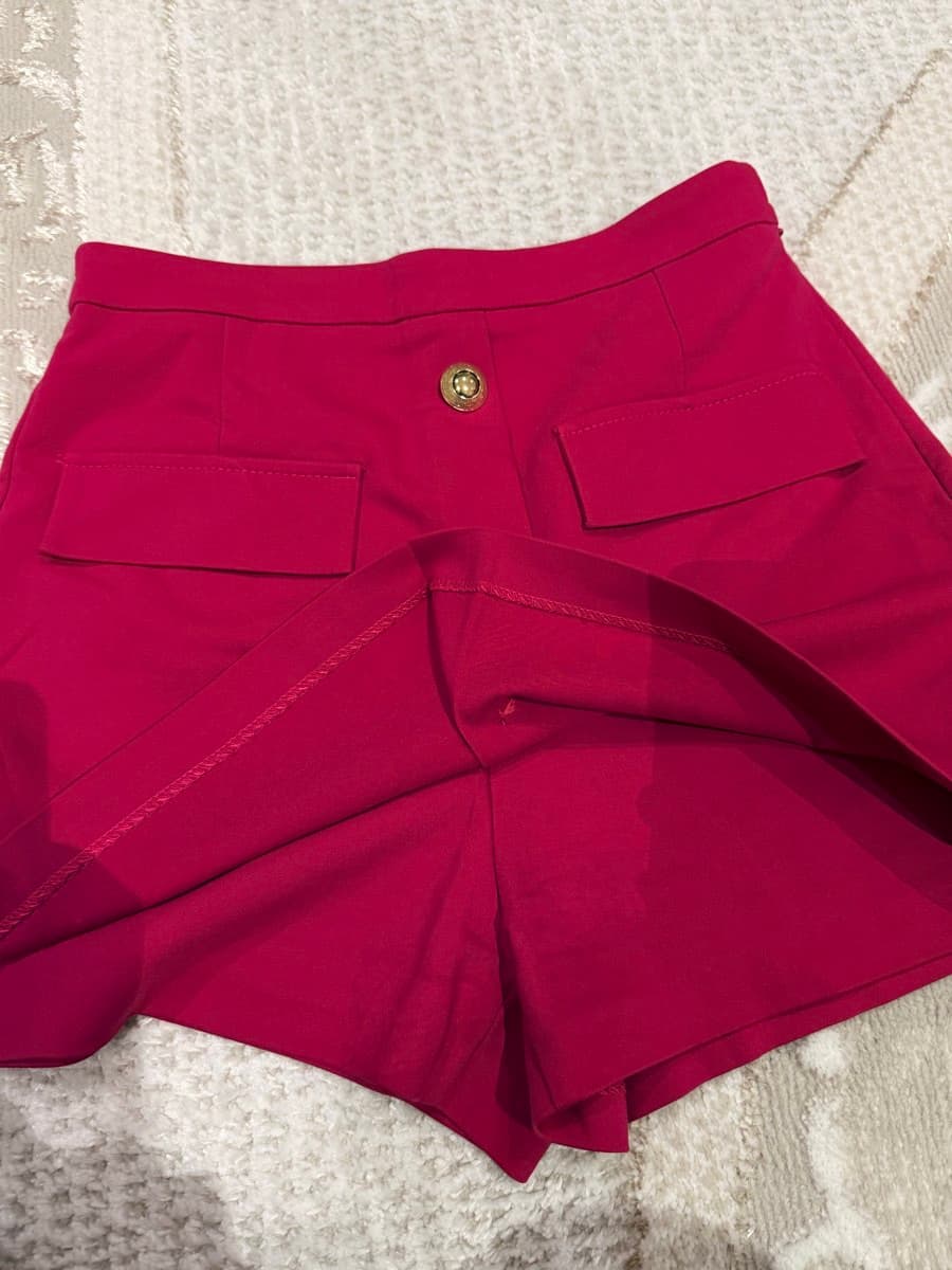 Fuchsia Double woman Shorts thumbnail 5