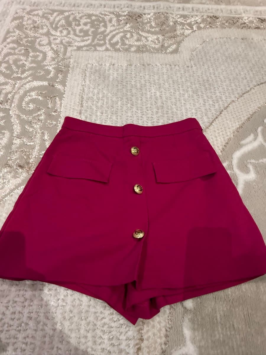 Fuchsia Double woman Shorts thumbnail 6