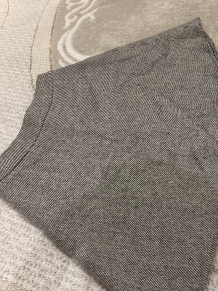 Grey A-Line Mini Skirt thumbnail 3