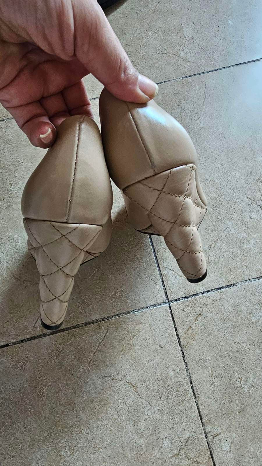 Tory Burch Nude Wedges thumbnail 3