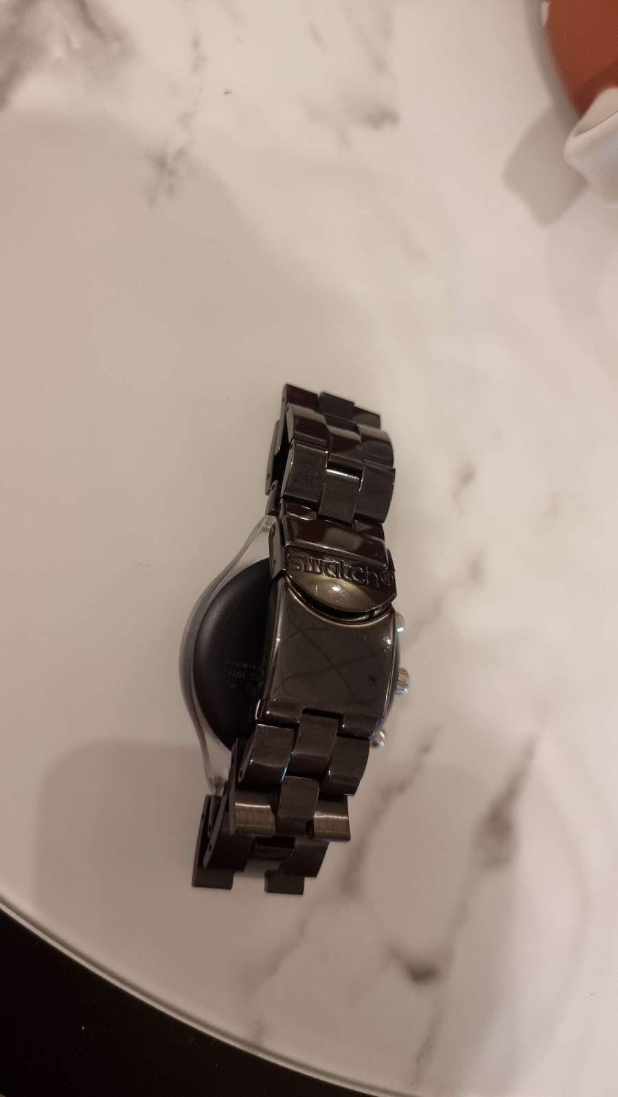 Swatch Black Chronograph Watch thumbnail 2
