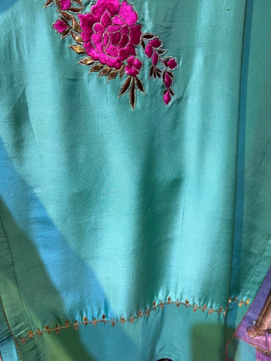 Embroidered Silk Tunic thumbnail 3