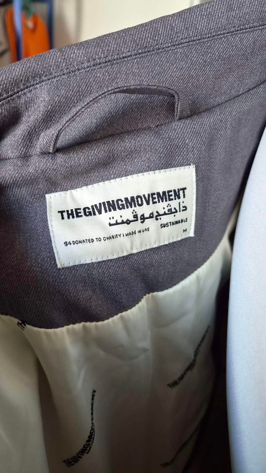 Grey Two-Button Blazer The Giving Movement thumbnail 2