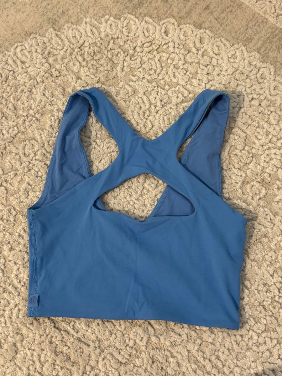 Lululemon Blue Sports Bra thumbnail 5