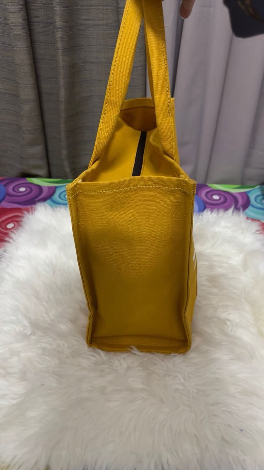 Marc Jacobs Yellow Canvas Tote thumbnail 7