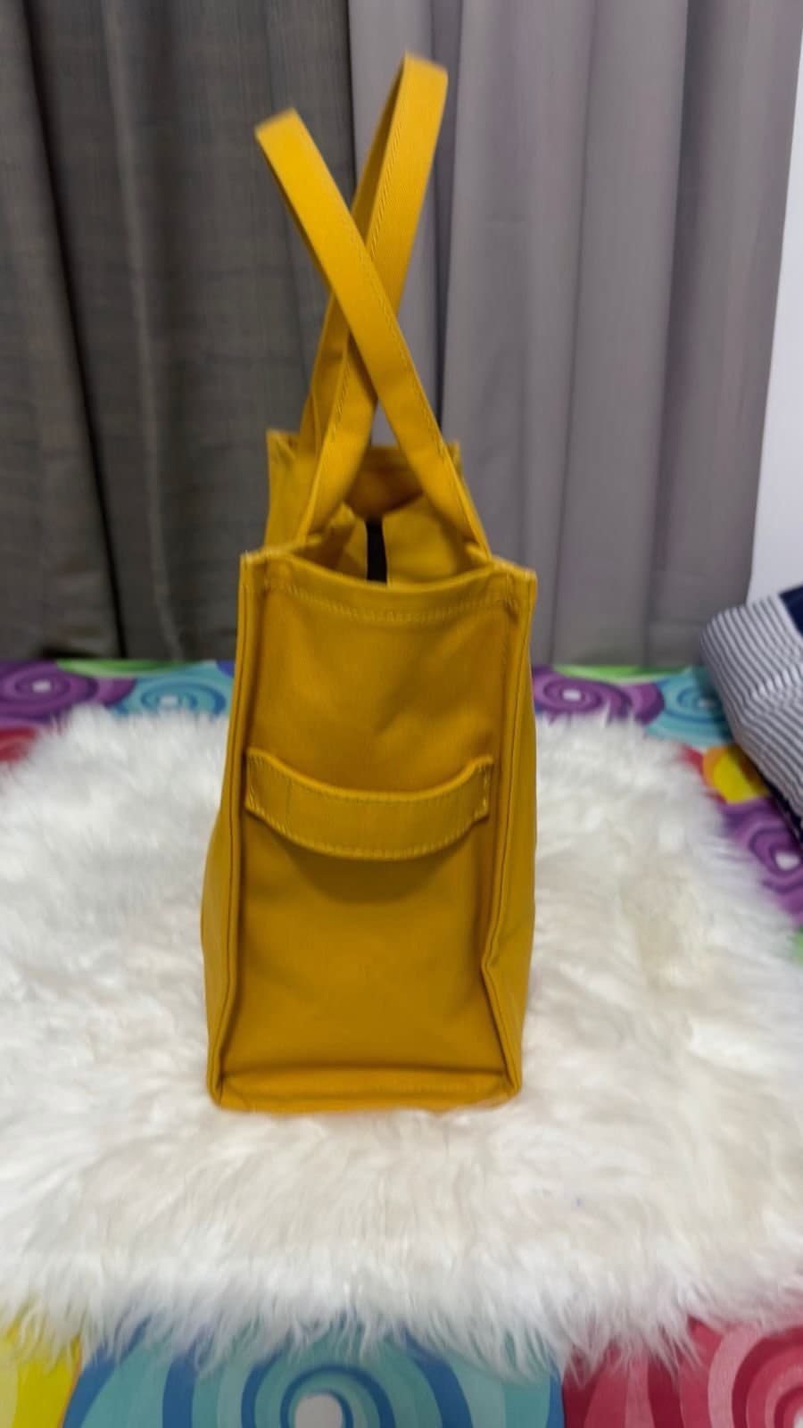 Marc Jacobs Yellow Canvas Tote thumbnail 3
