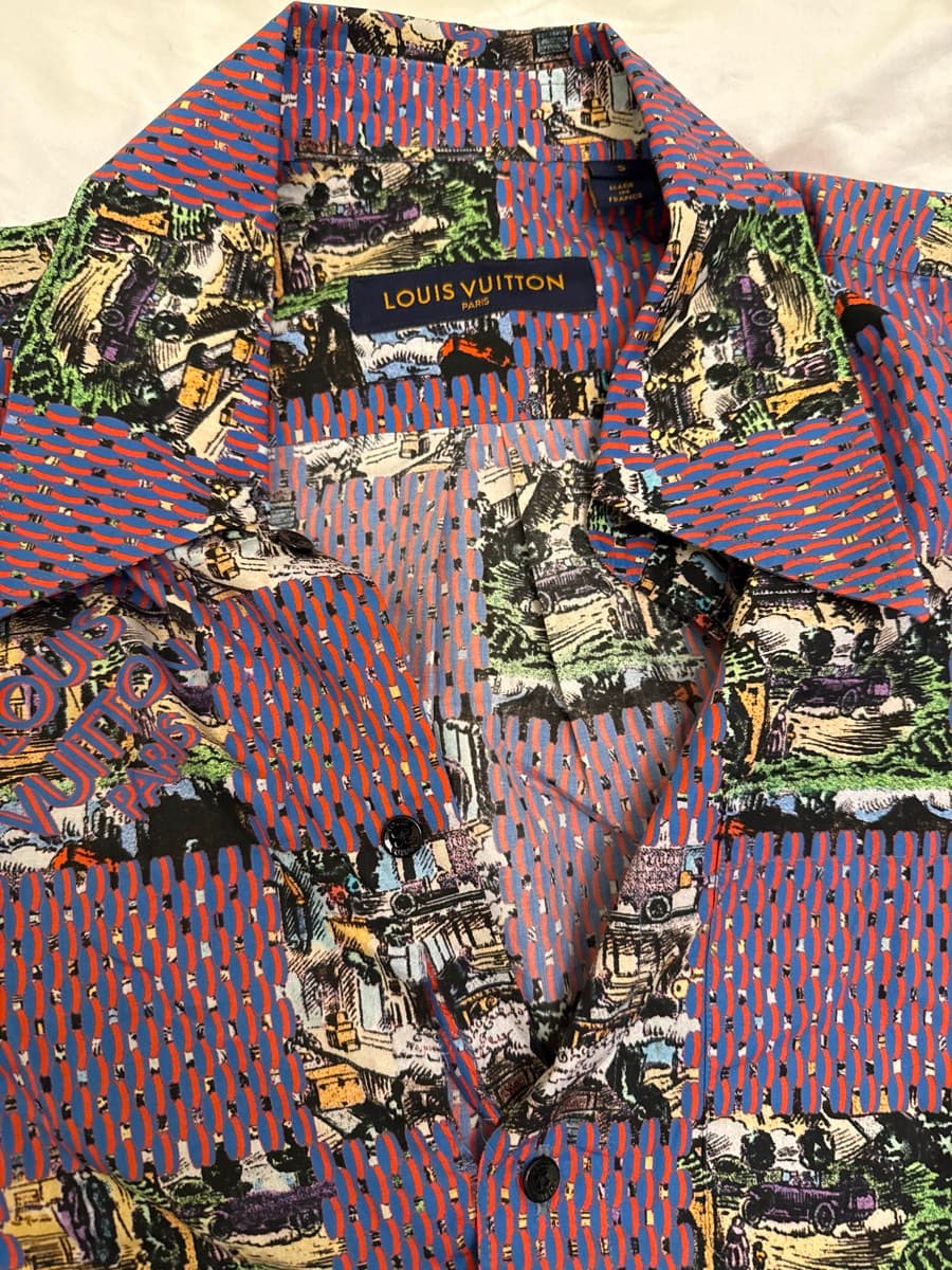 Louis Vuitton Printed Short-Sleeve Shirt thumbnail 2