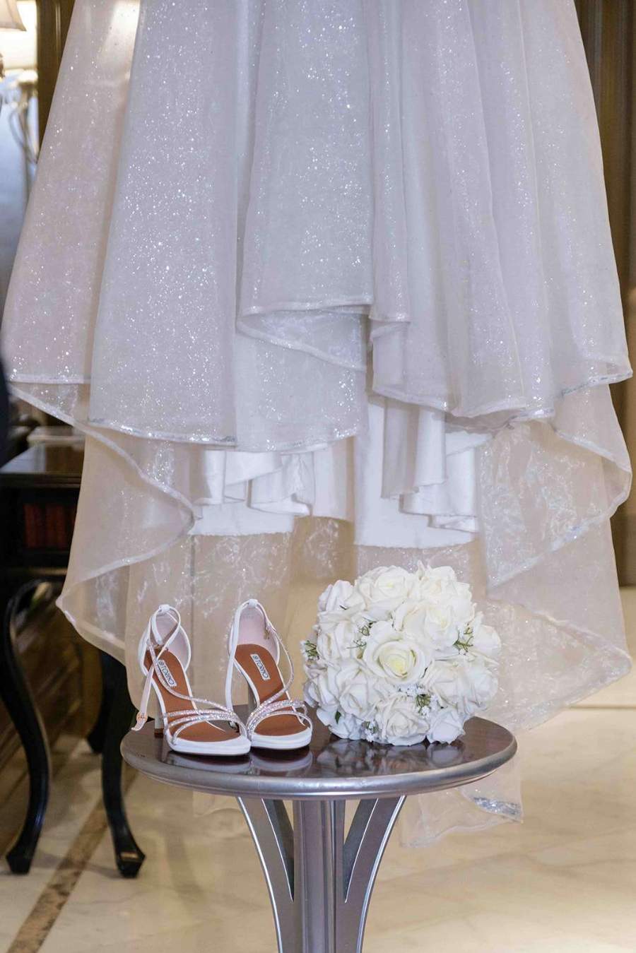 Embellished Tulle Wedding Gown thumbnail 6