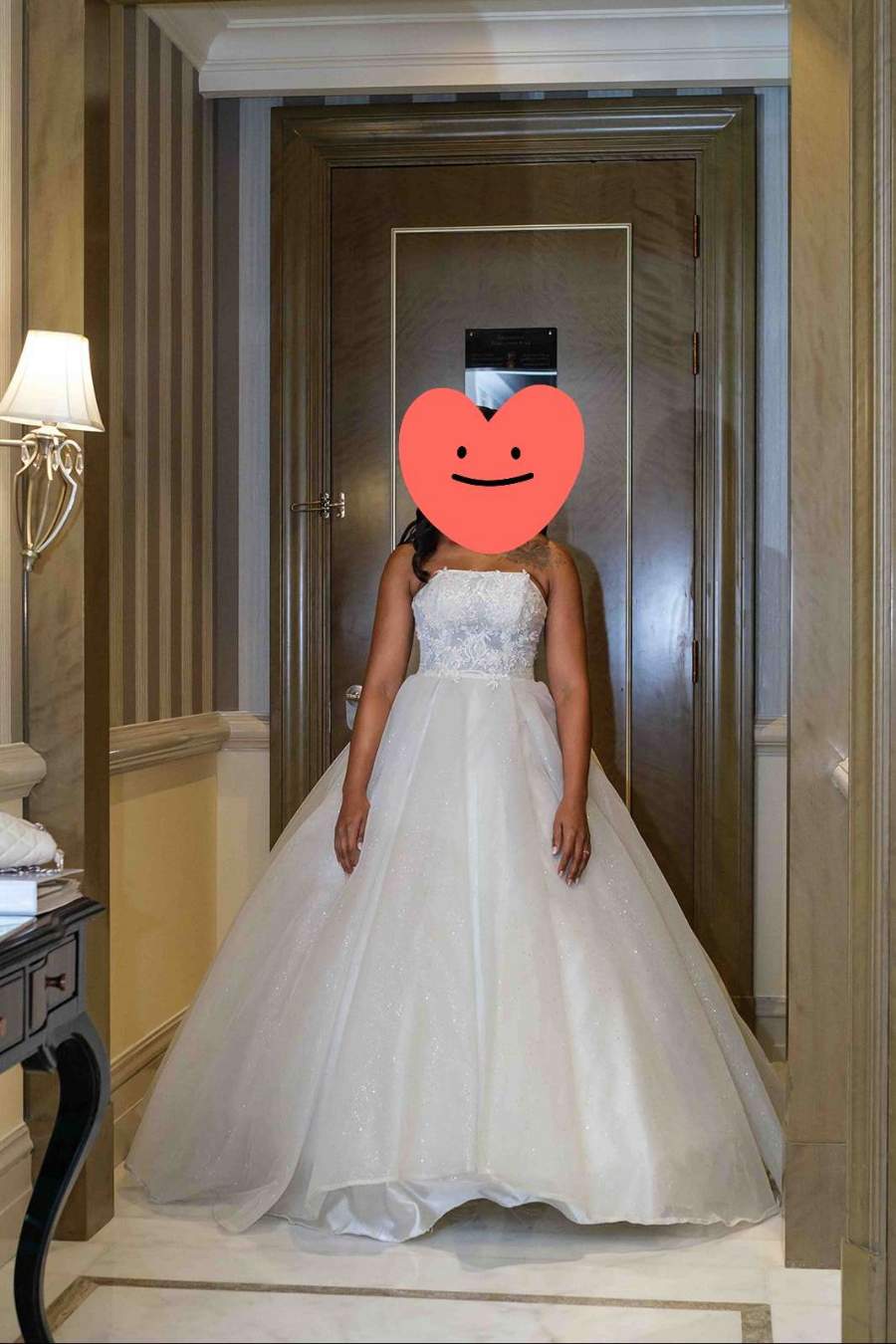 Embellished Tulle Wedding Gown thumbnail 5