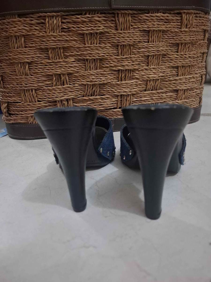 Charles David Denim Mules thumbnail 3