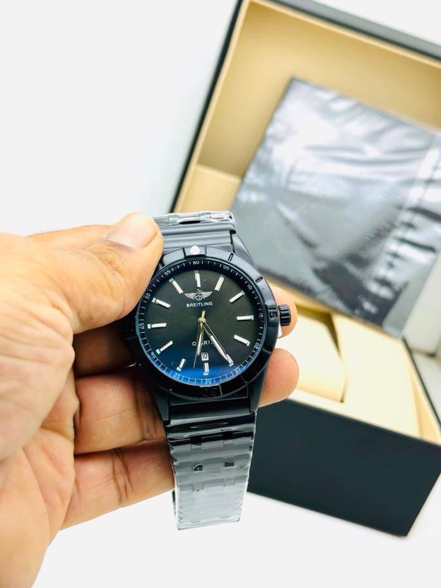 Breitling Quartz Blue Dial Watch thumbnail 8