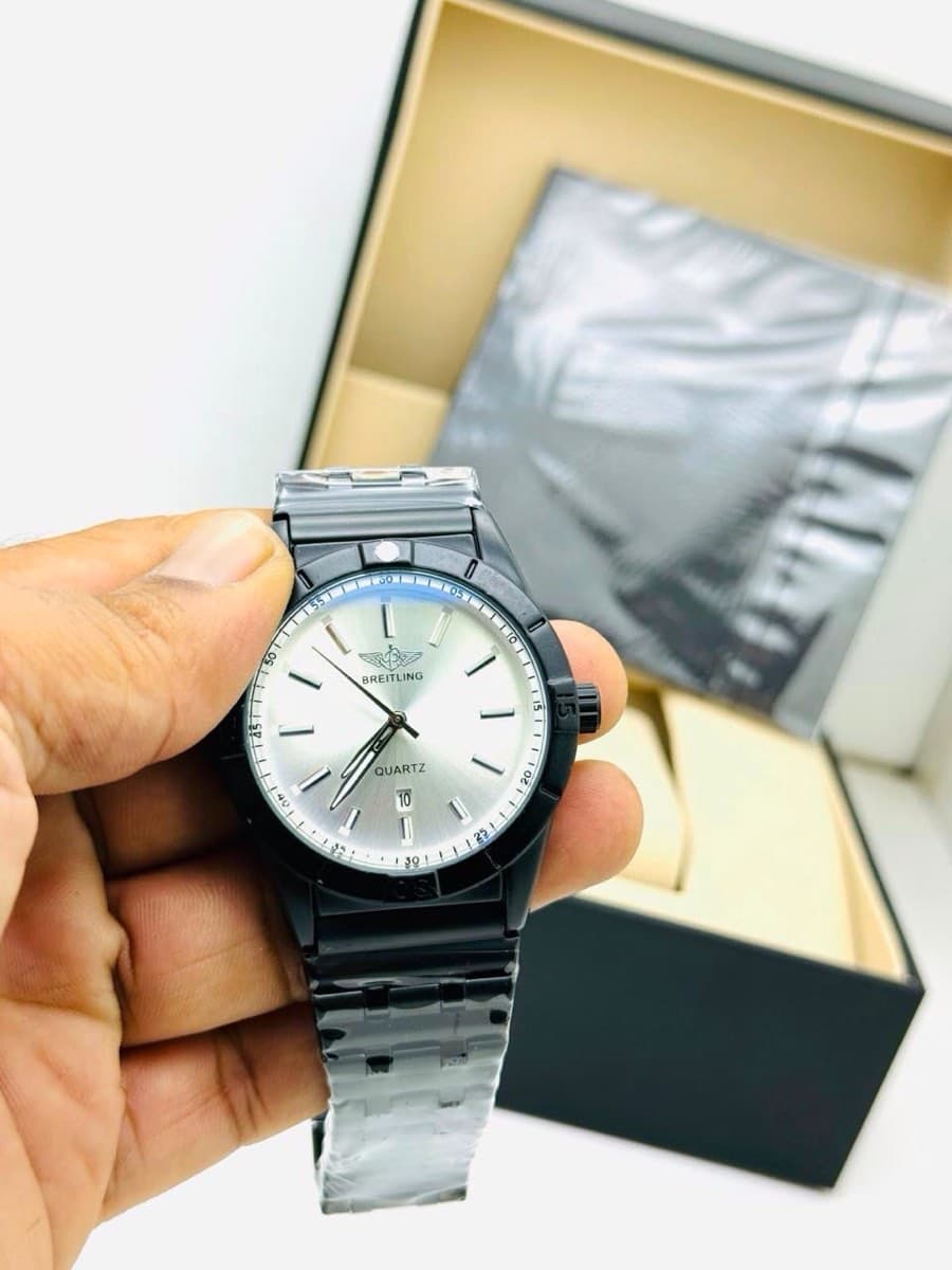 Breitling Quartz Blue Dial Watch thumbnail 2
