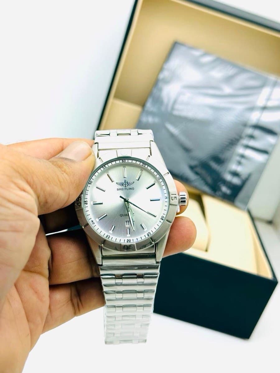 Breitling Quartz Blue Dial Watch thumbnail 6