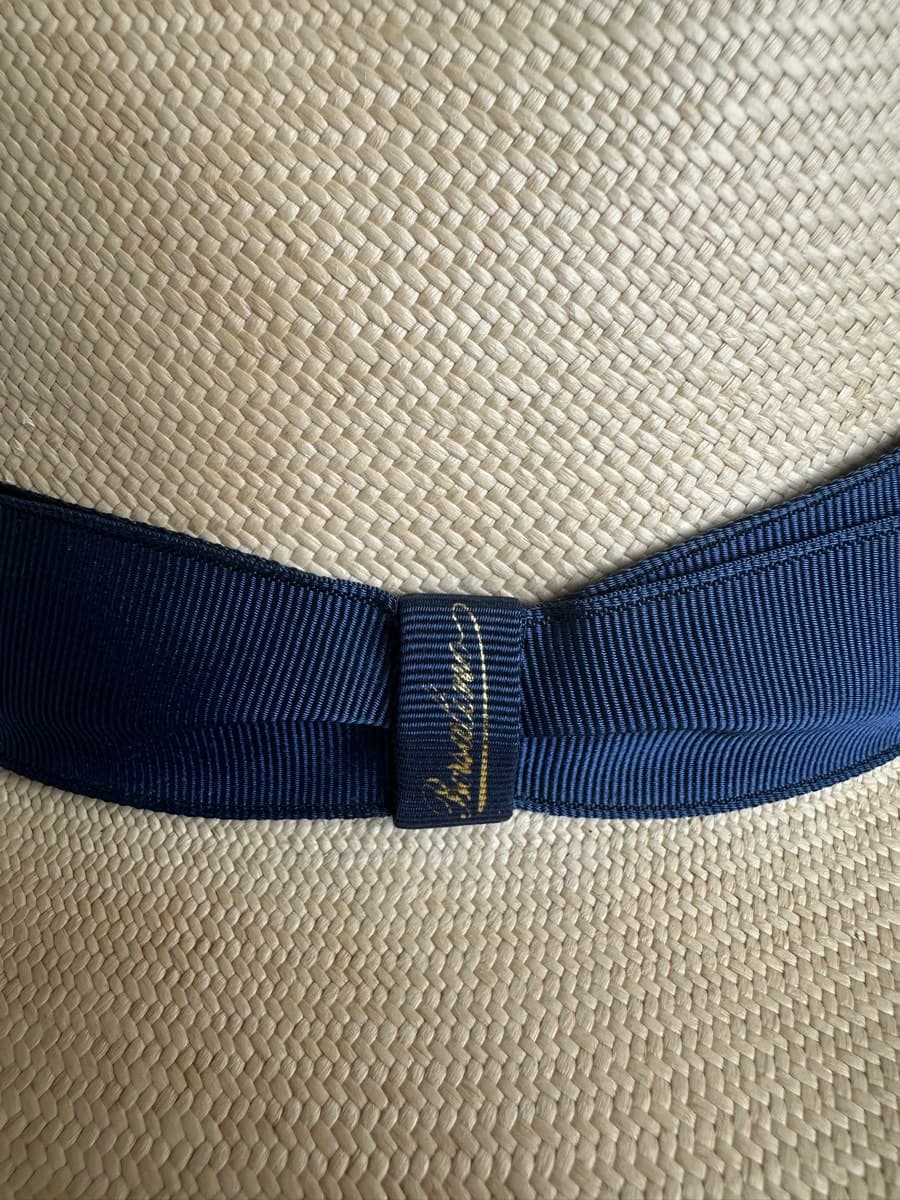 Borsalino Natural Straw Panama Hat – Size 59 thumbnail 2