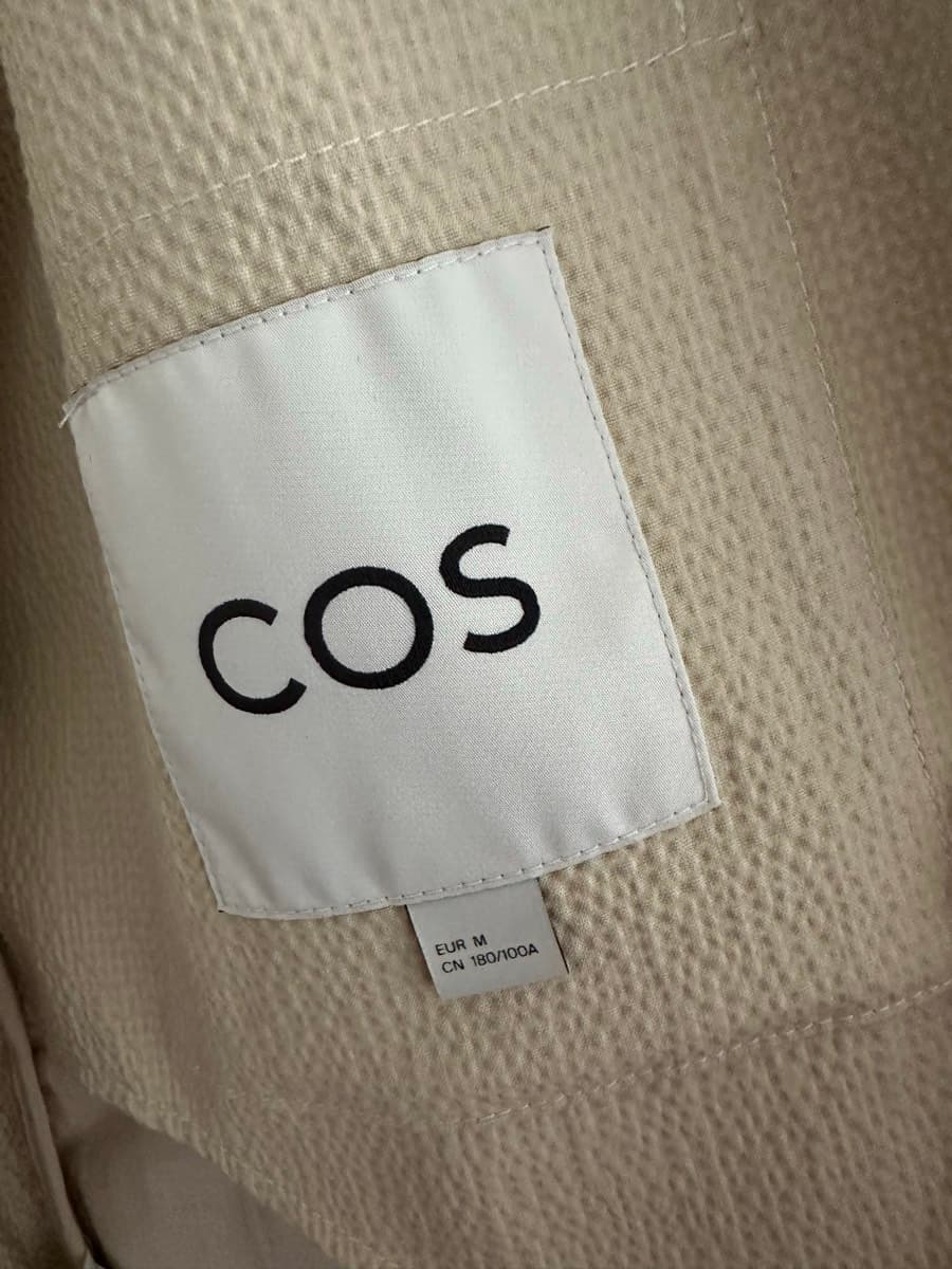 COS Beige Textured Jacket – Size M thumbnail 2