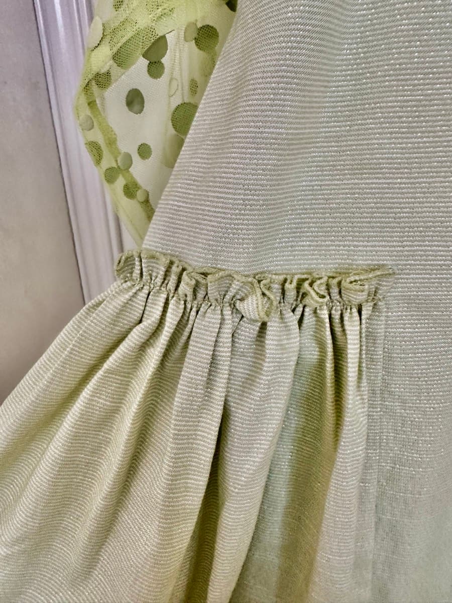 Lime Green Polka Dot Dress thumbnail 3