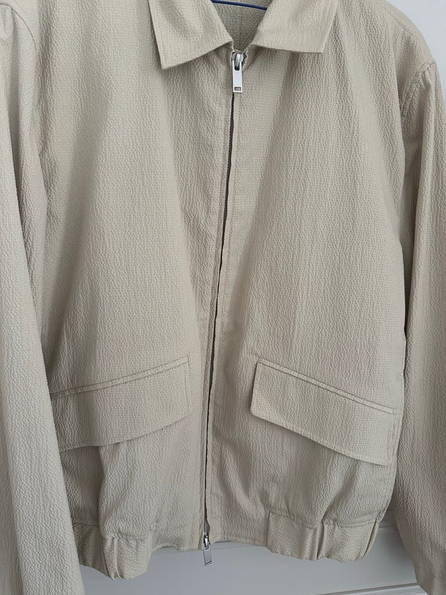 COS Beige Textured Jacket – Size M thumbnail 3