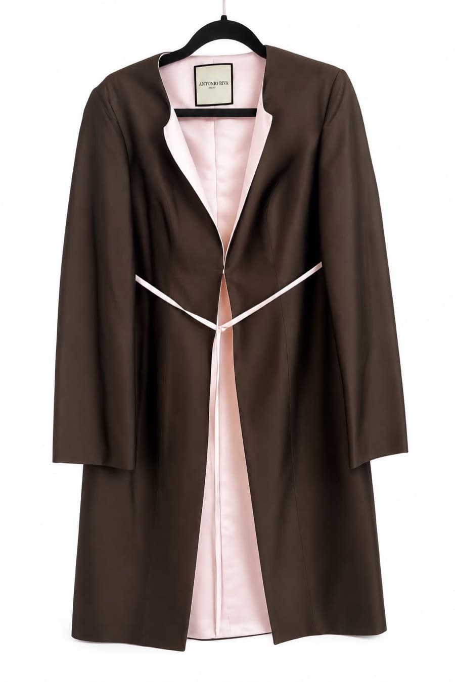 Antonio Riva Milano Brown & Pink Long Jacket thumbnail 3