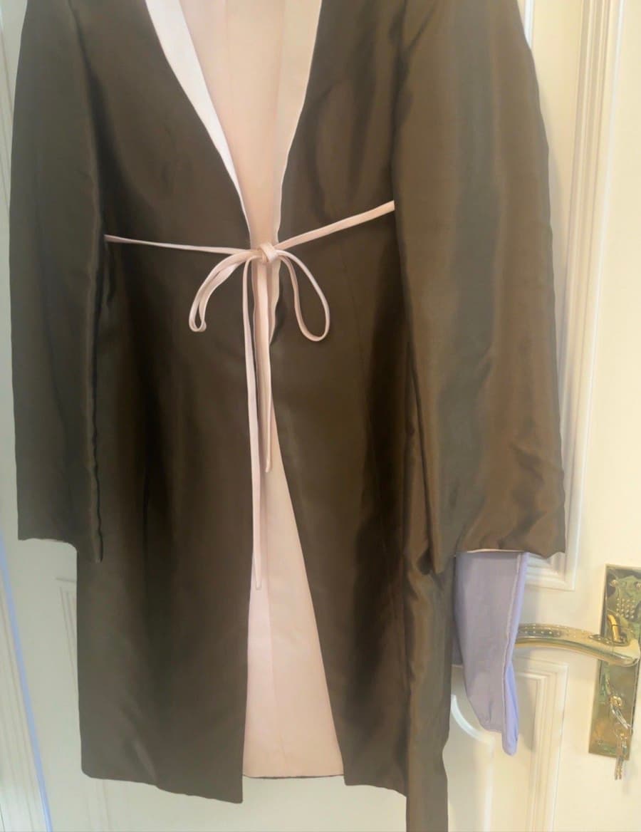 Antonio Riva Milano Brown & Pink Long Jacket thumbnail 4