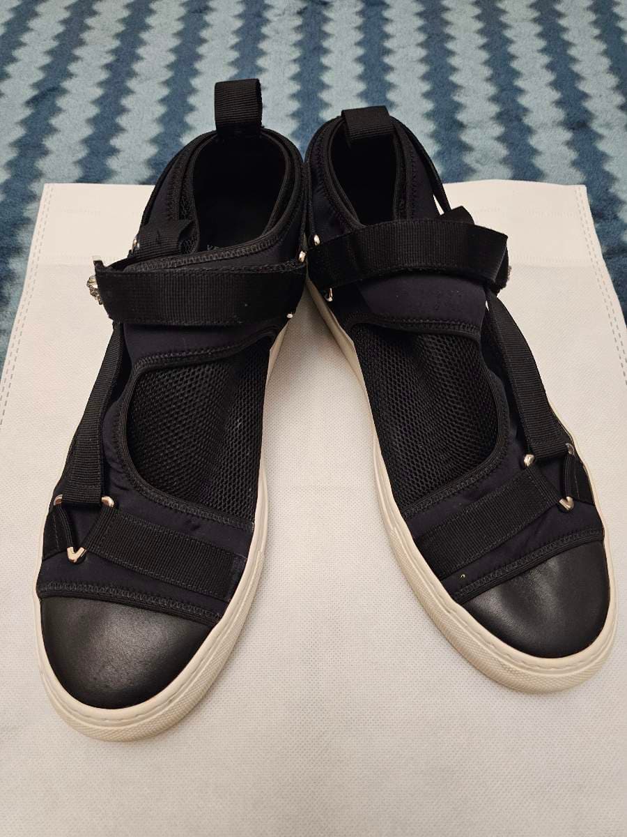 Versace Black Mesh Sneakers thumbnail 4