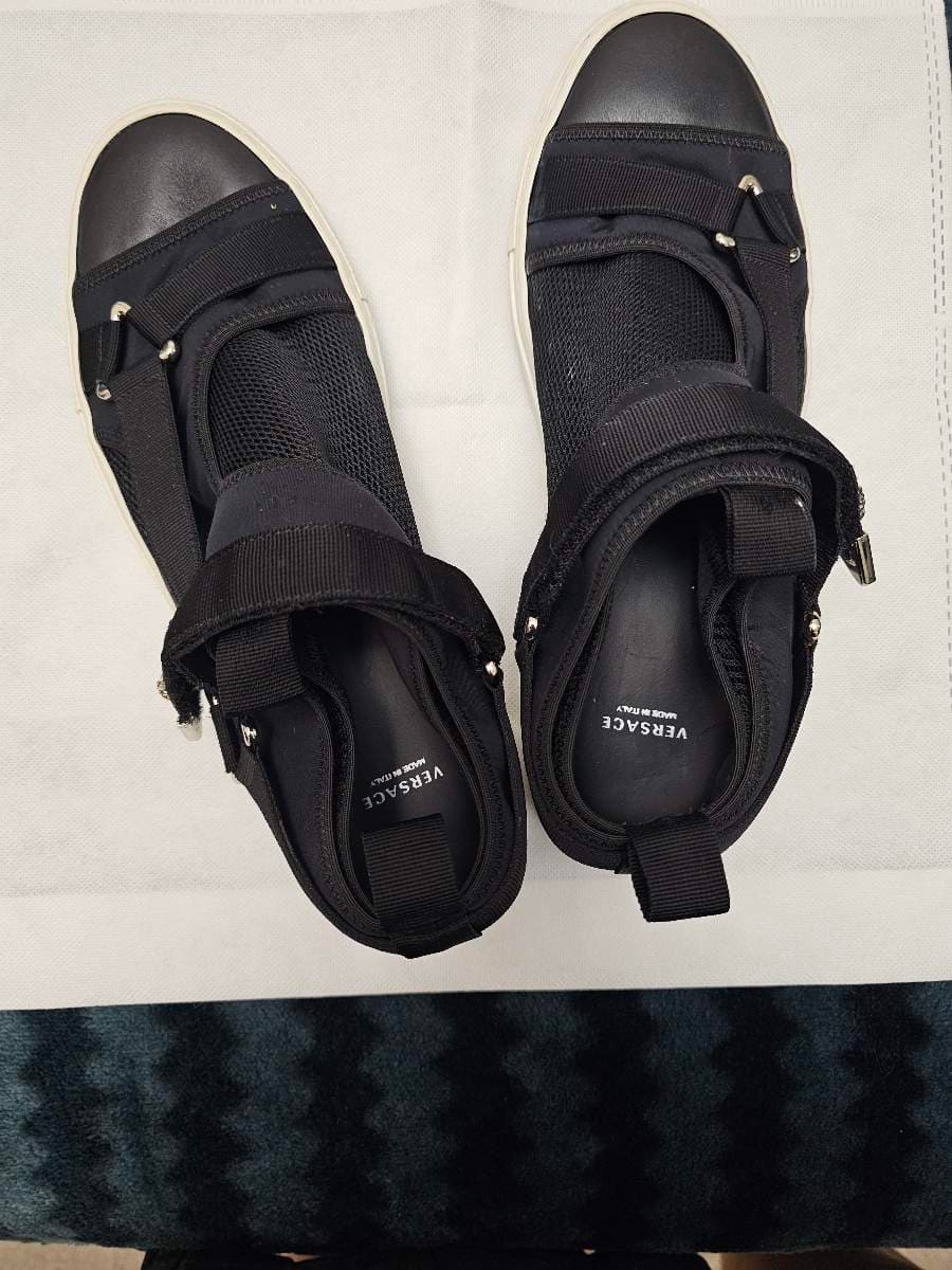 Versace Black Mesh Sneakers thumbnail 5