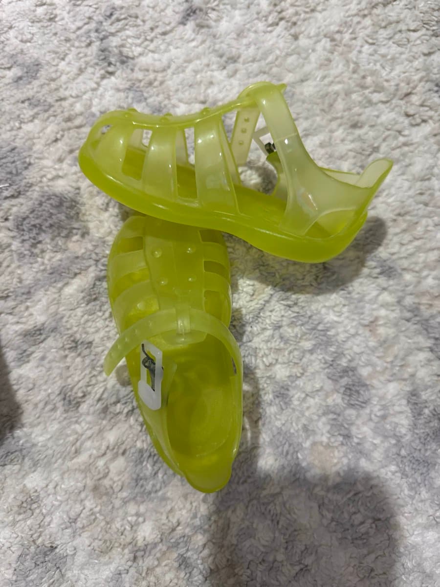 Lime Green Jelly Shoes thumbnail 3