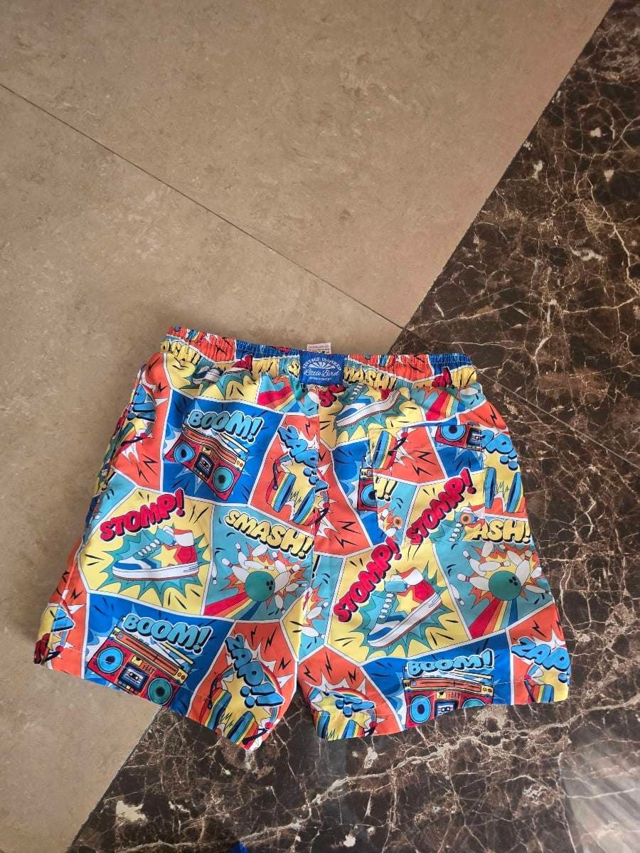 Variety of boys swim shorts aged 10