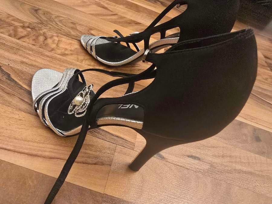 Chanel Embellished Ankle-Strap Heels thumbnail 2